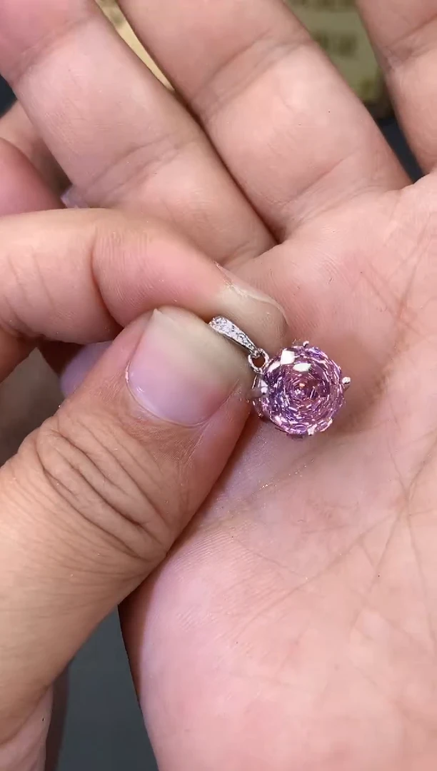 颈饰银S925镶嵌碧玺........