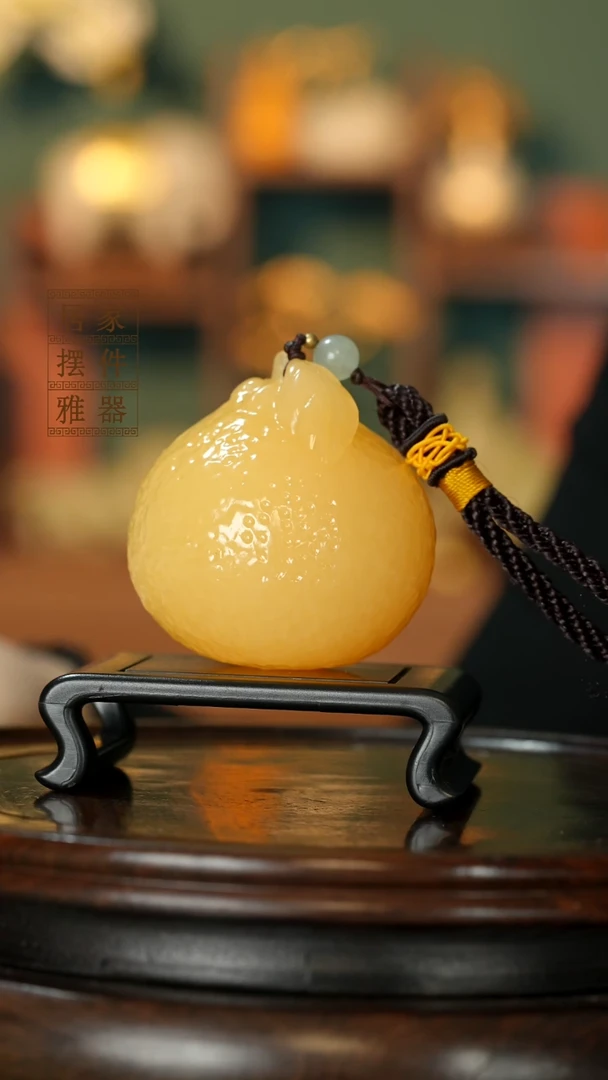 玉《大吉大利大柑橘》摆件