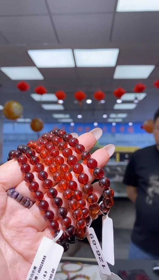 【闪购商品】琥珀手链未镶嵌血珀手串