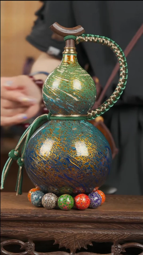 WQ066漆艺酒葫芦不包手串