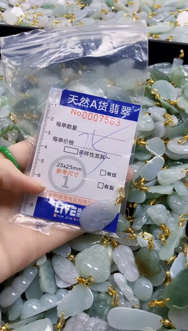 颈饰未镶嵌翡翠天然A货翡翠