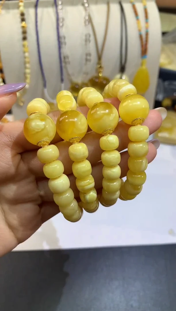 未镶嵌蜜蜡裸石手串多样性发其一A159 |  999
