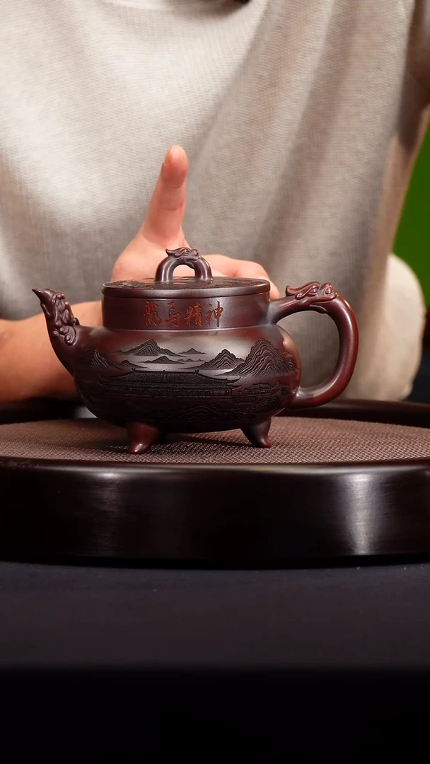 茶壶紫砂宜兴紫砂原矿壶