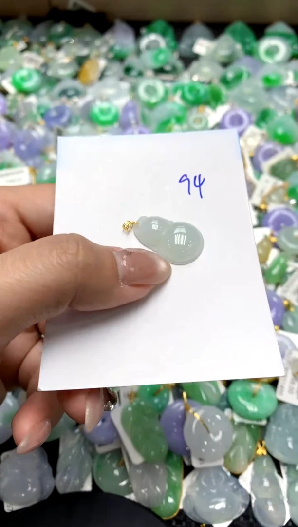 【闪购商品】翡翠颈饰18K金镶嵌1111111111111111
