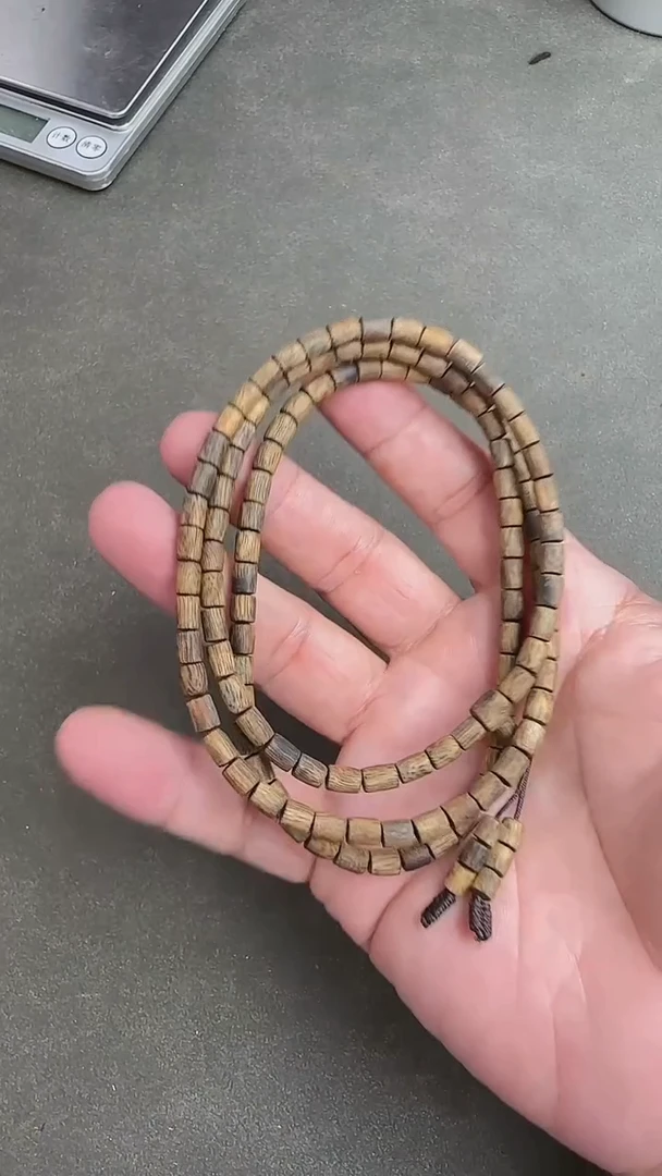 白玉菩提手串534028-树心油多圈