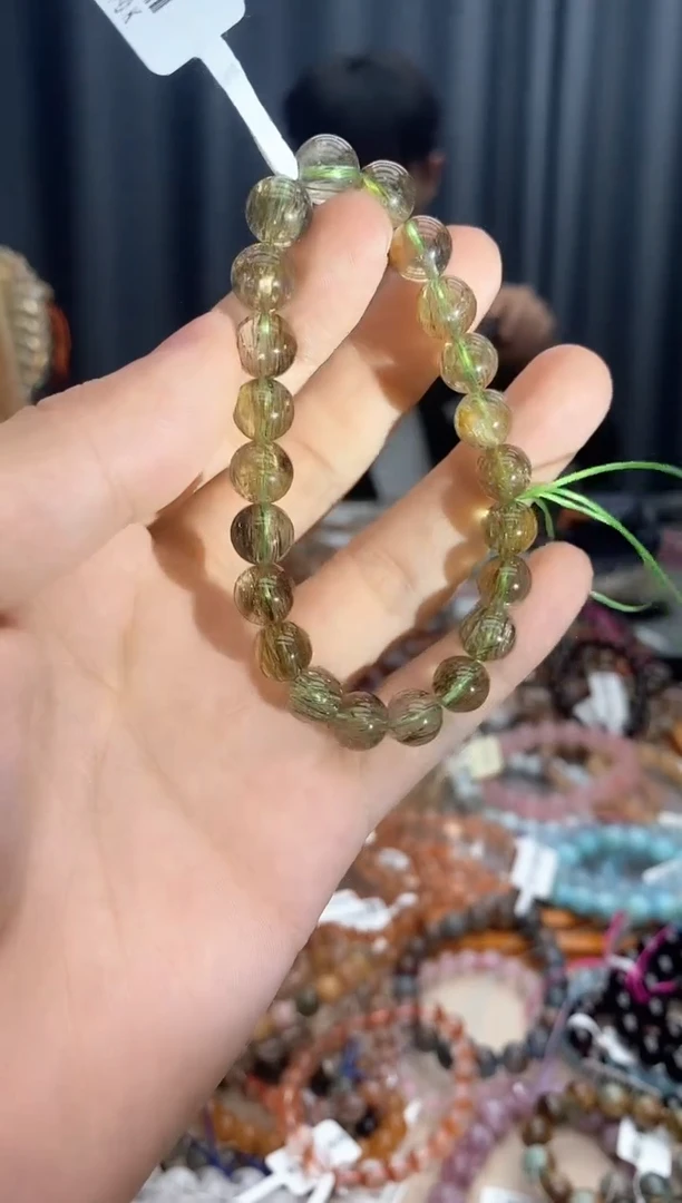 水晶手链未镶嵌孔雀发