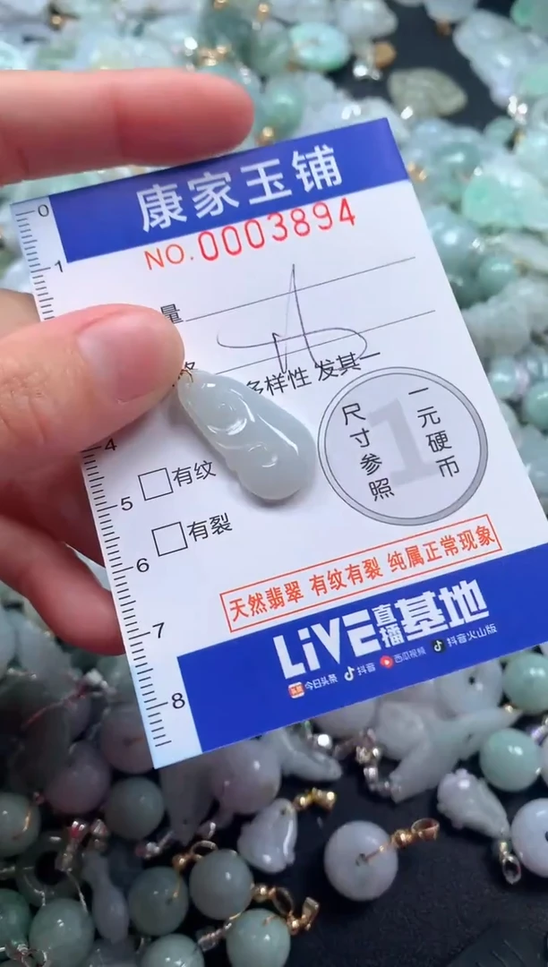 颈饰未镶嵌翡翠3894