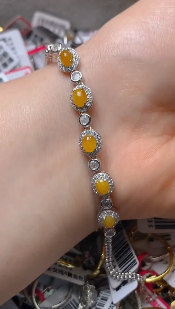 银S925镶嵌戒指翡翠百内无证书