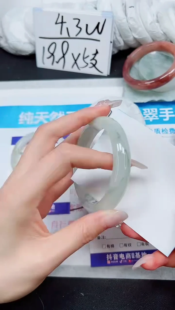 【闪购商品】石英质玉手镯合金A382-59`60`