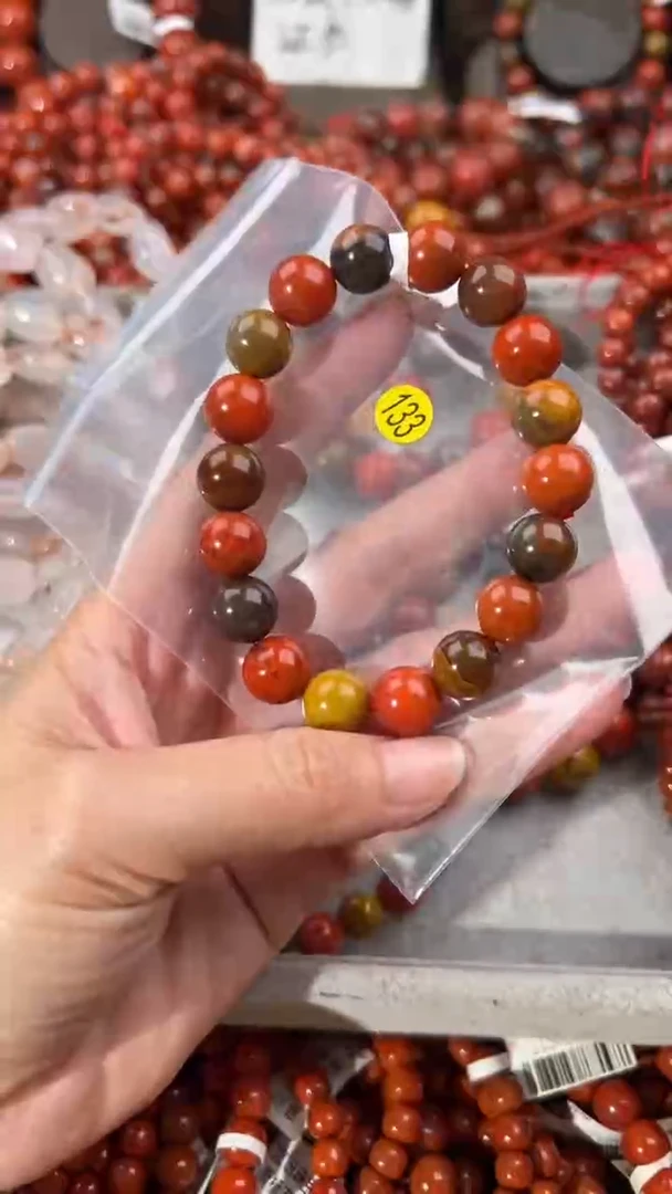 南红玛瑙手串未镶嵌11+