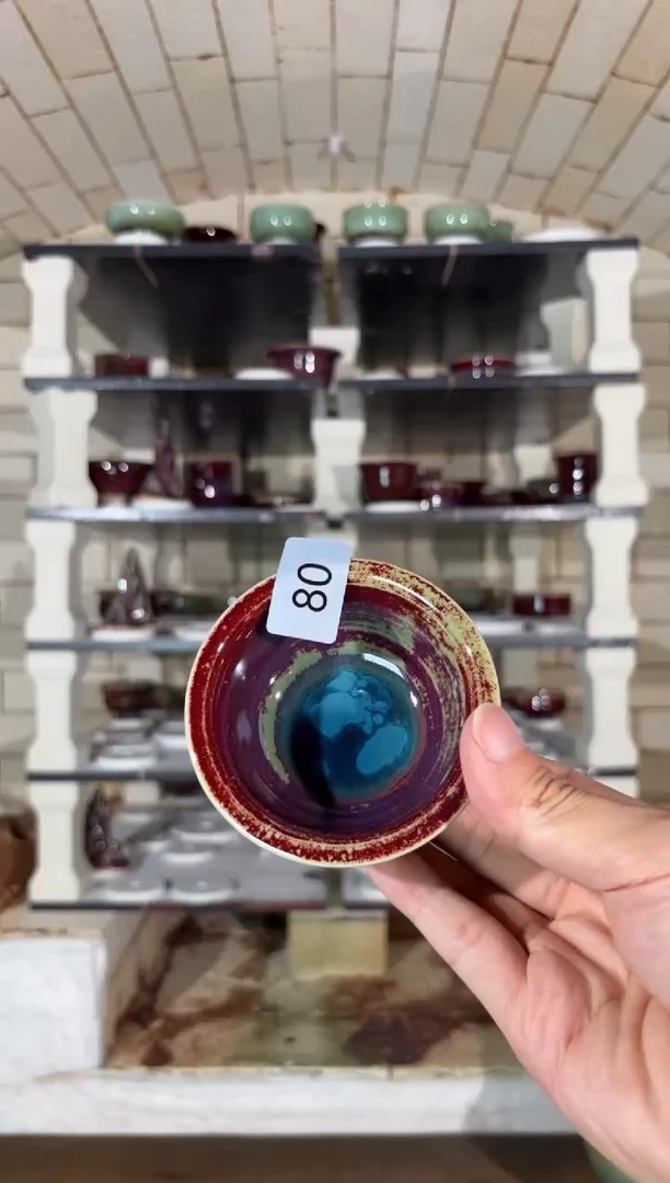 摆件精品窑变钧瓷茶器