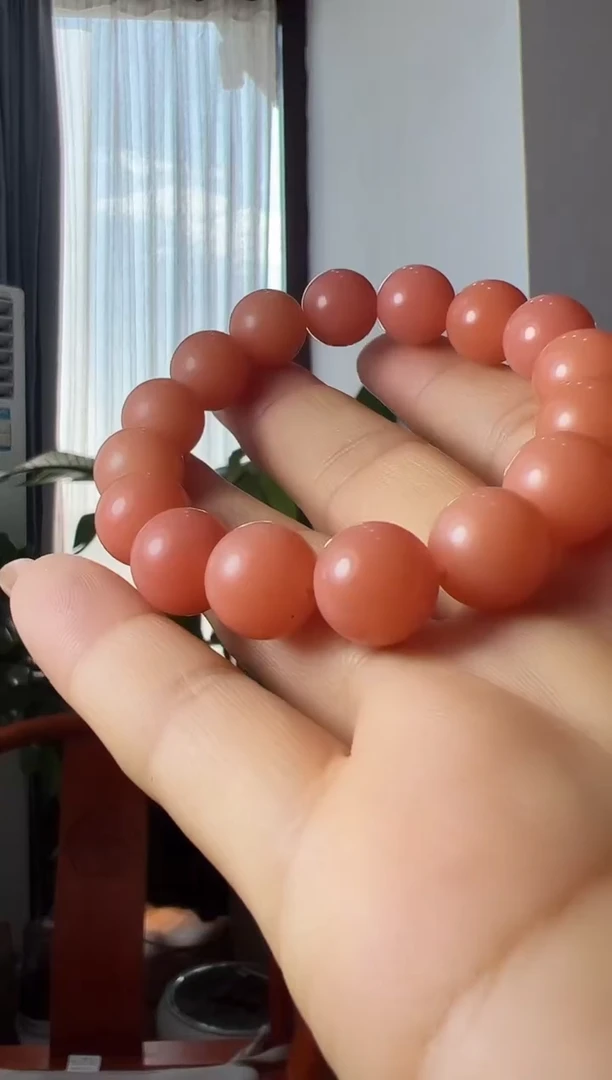 手串菩提根/象牙果粉色菩提根手串