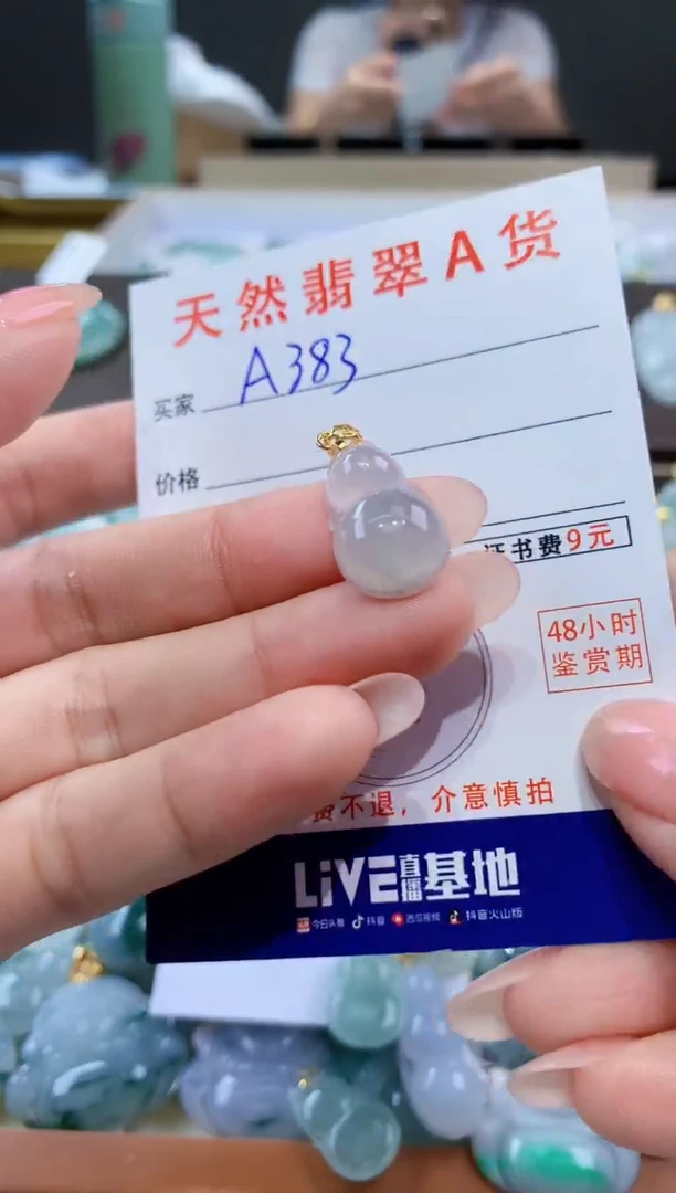 颈饰未镶嵌翡翠天然翡翠A货挂件