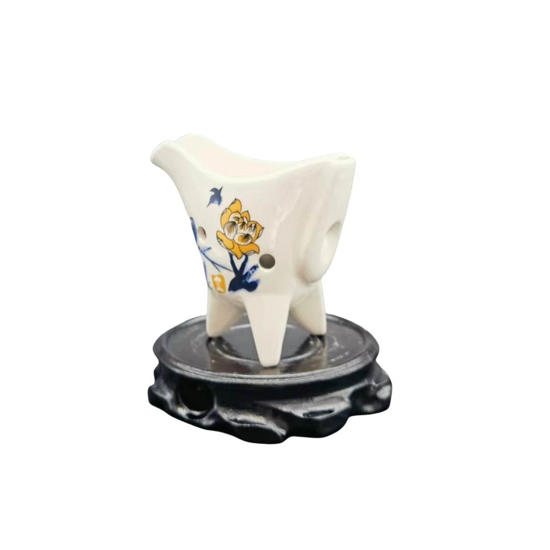 景德镇原创六孔陶笛【爵】中音C调AC