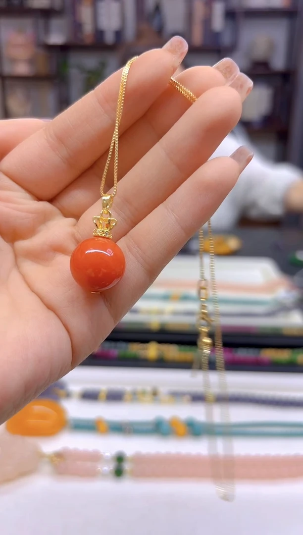 翡翠银S925镀金镶嵌吊坠(赠链)DIY款D251