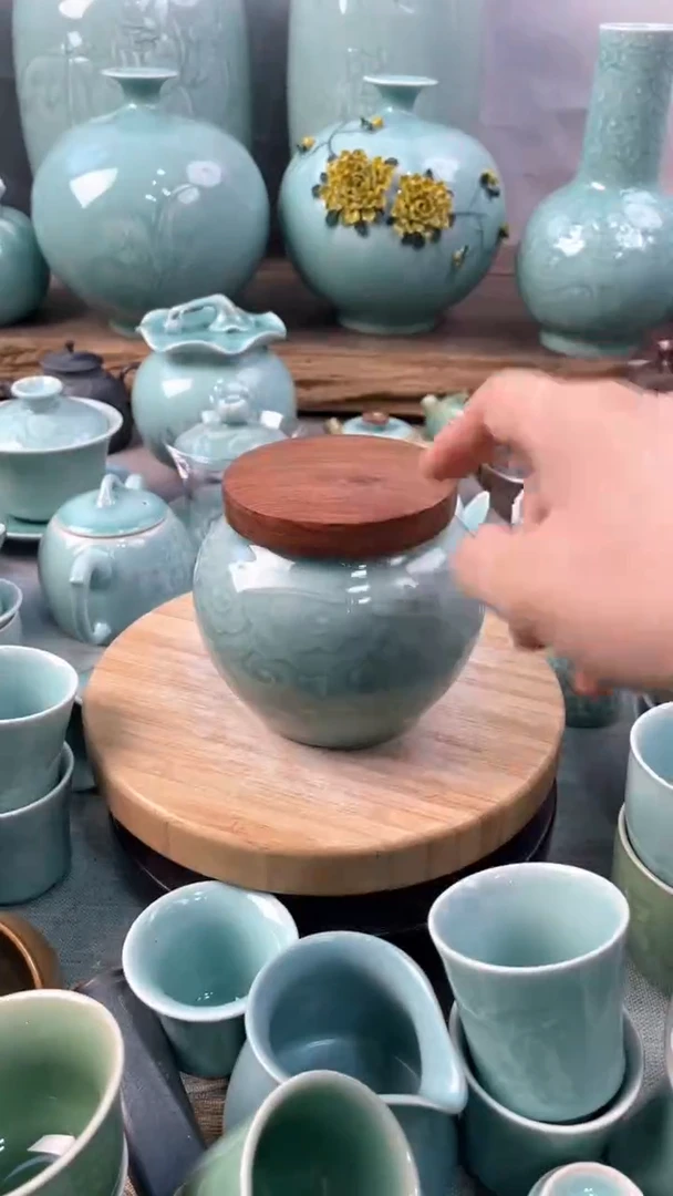 【闪购商品】特价 微瑕 慧仙青瓷