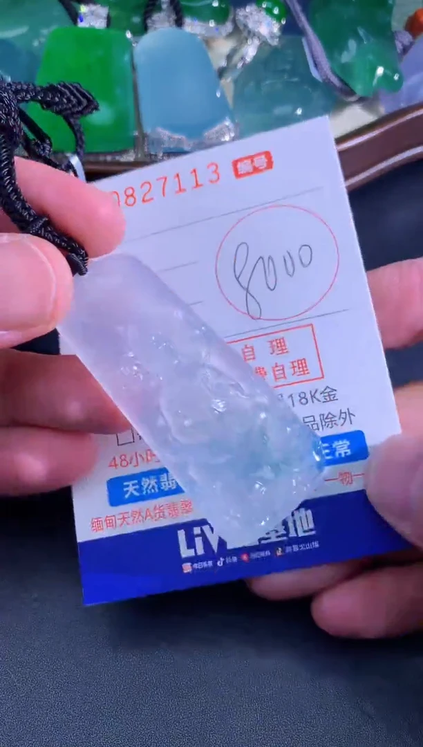颈饰未镶嵌翡翠天然A货翡翠