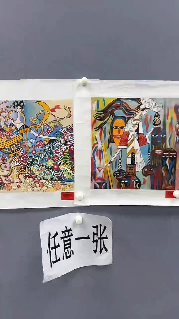 国画杨风顺绘画1平尺人物（任意一张）