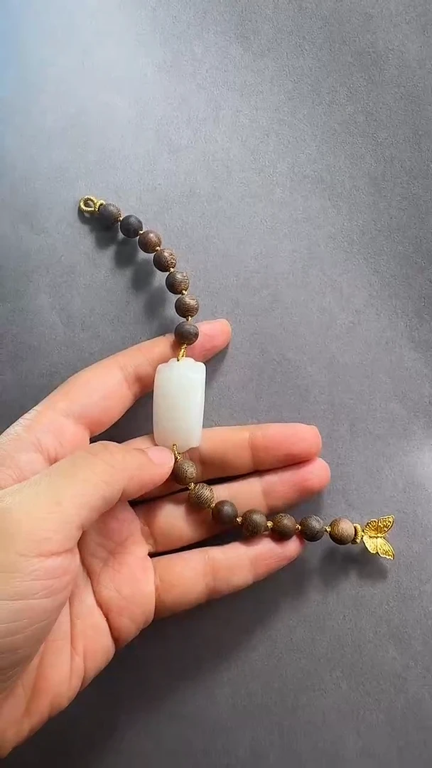 手链未镶嵌和田玉手串