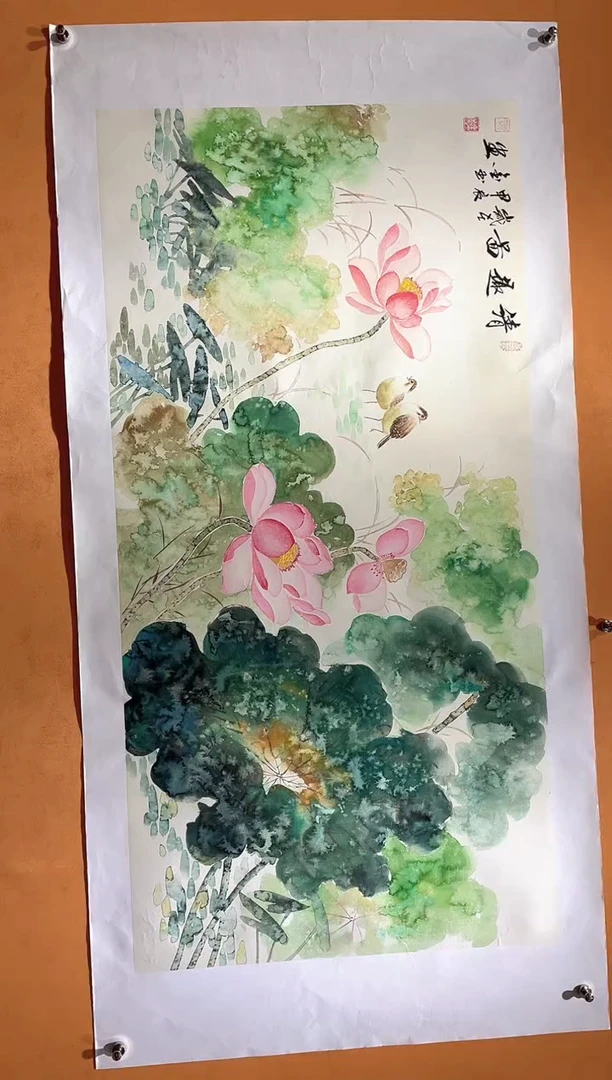 国画刘金玉教授亲笔手绘