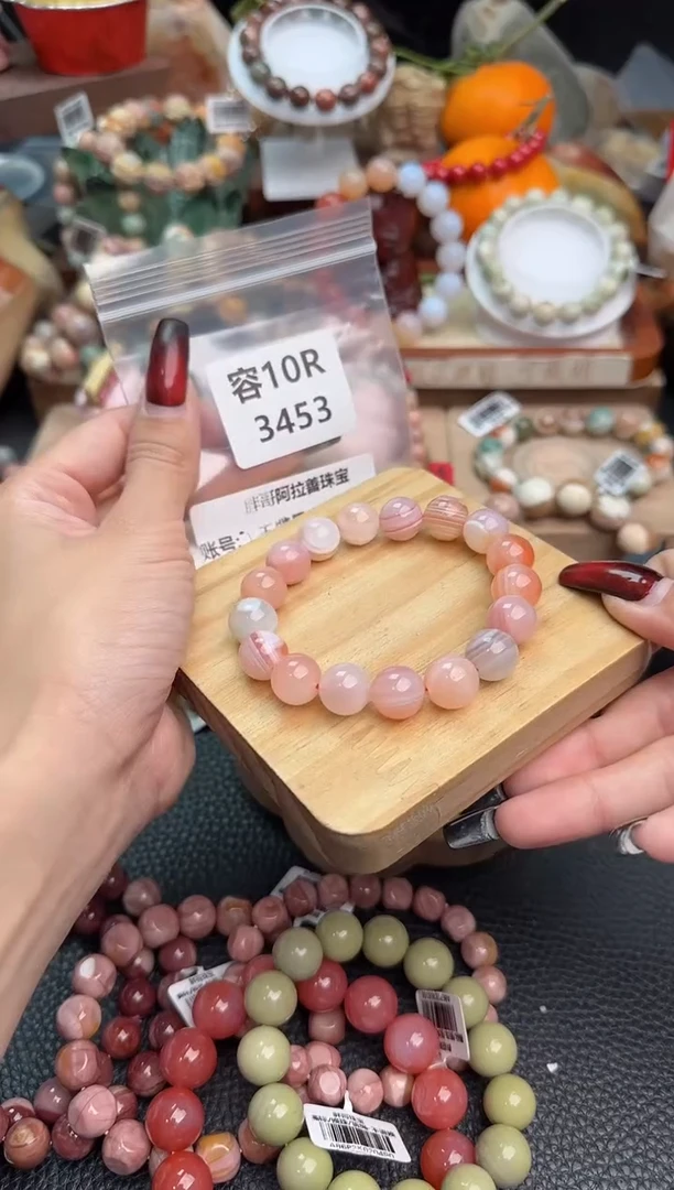 【闪购商品】石英质玉手链未镶嵌10R3453