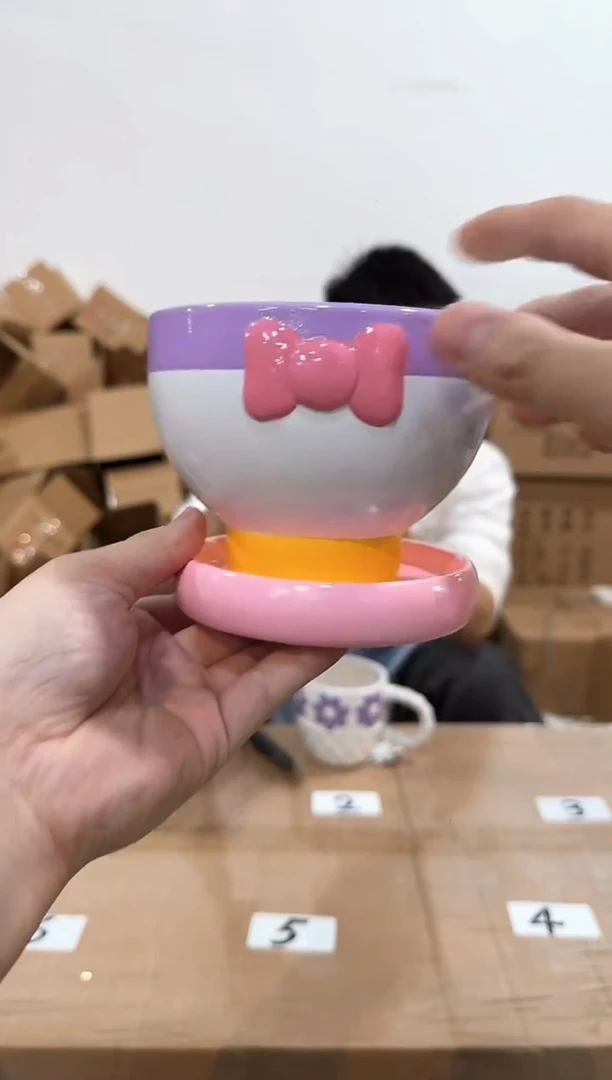 瓷片原盒黛西花盆