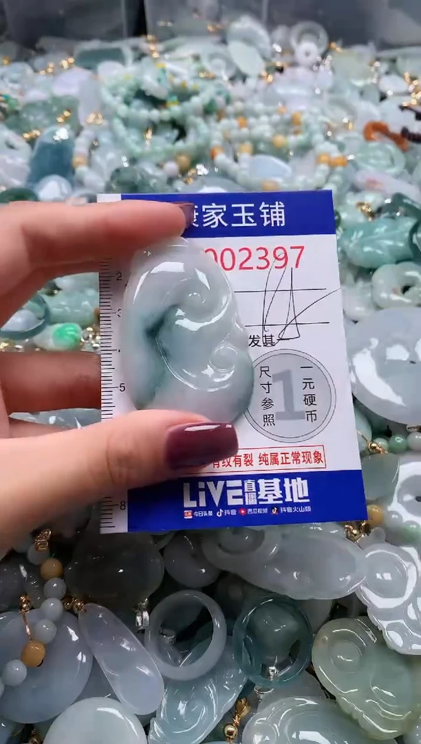 翡翠未镶嵌吊坠(不含链)2397