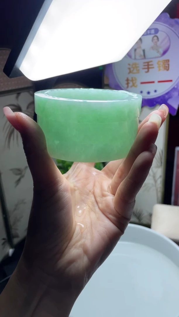 未镶嵌手镯定制翡翠正圈ADL38SZDZS