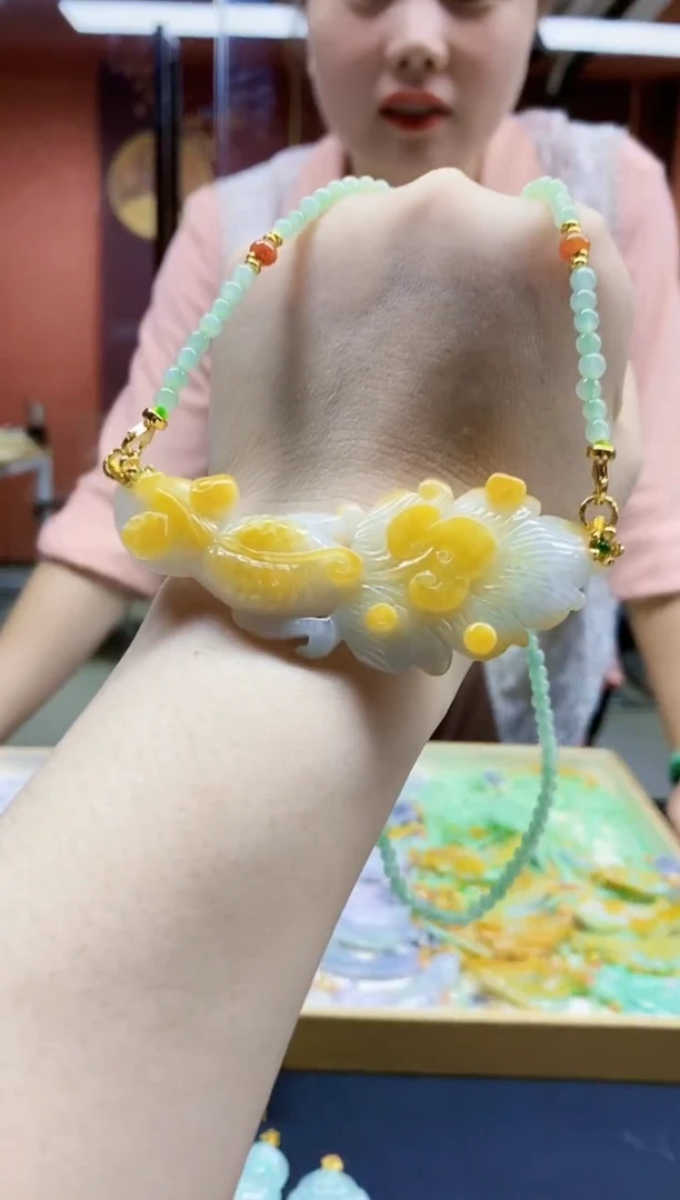 颈饰未镶嵌翡翠翡翠吊坠