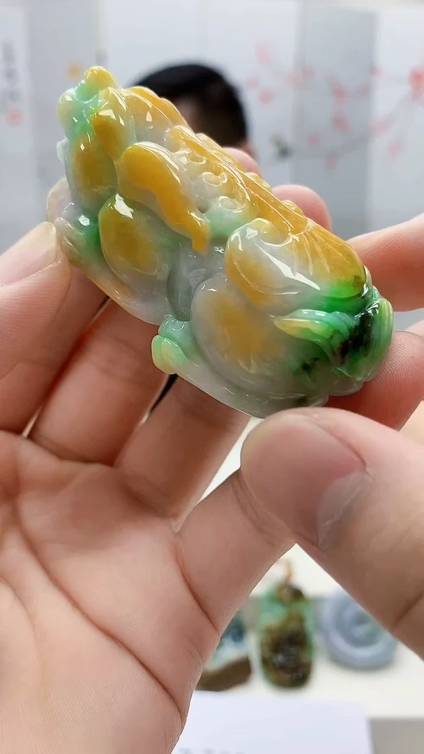 定制翡翠未镶嵌5124bb-毛货挂件6