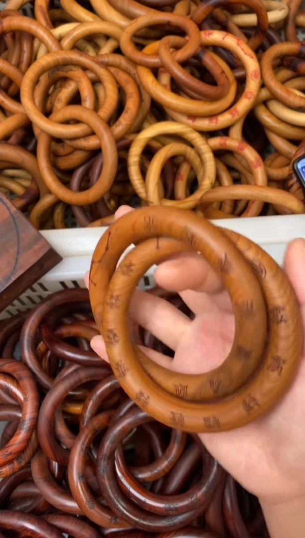 木桃木60乾坤圈十字讳字桃胶微瑕福利款随机发