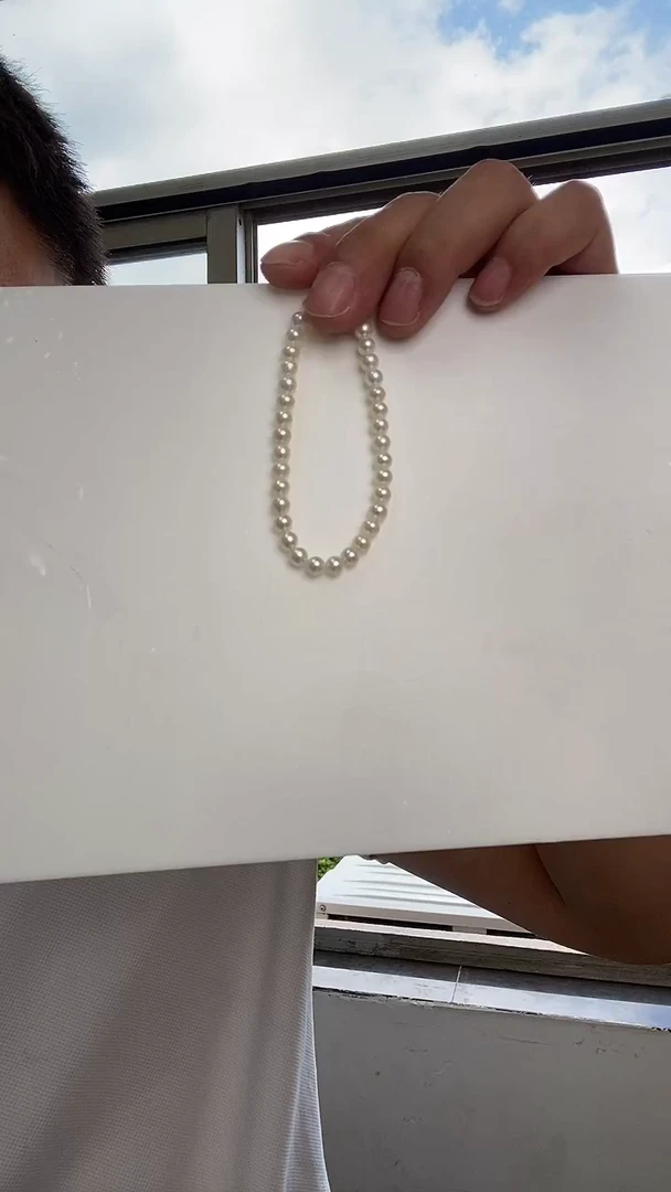 未镶嵌手绳淡水珍珠5-6mm珍珠手链
