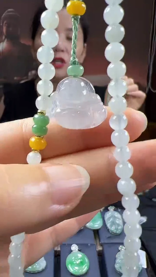 未镶嵌挂件翡翠手机链
