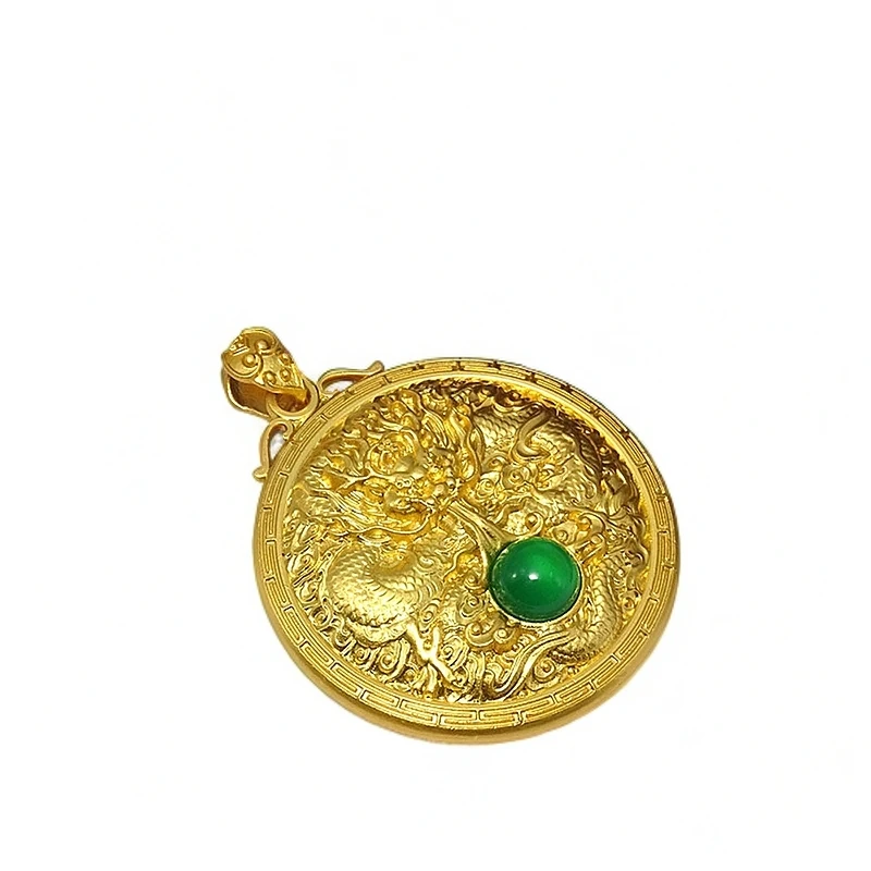 【小岛】霸气玉髓龙牌吊坠YSDZ182/YS182