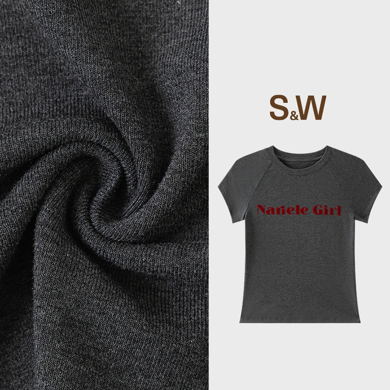 【淼淼专属】S&W速惟圆领运动T恤女春夏透气简约休闲百搭短袖4516