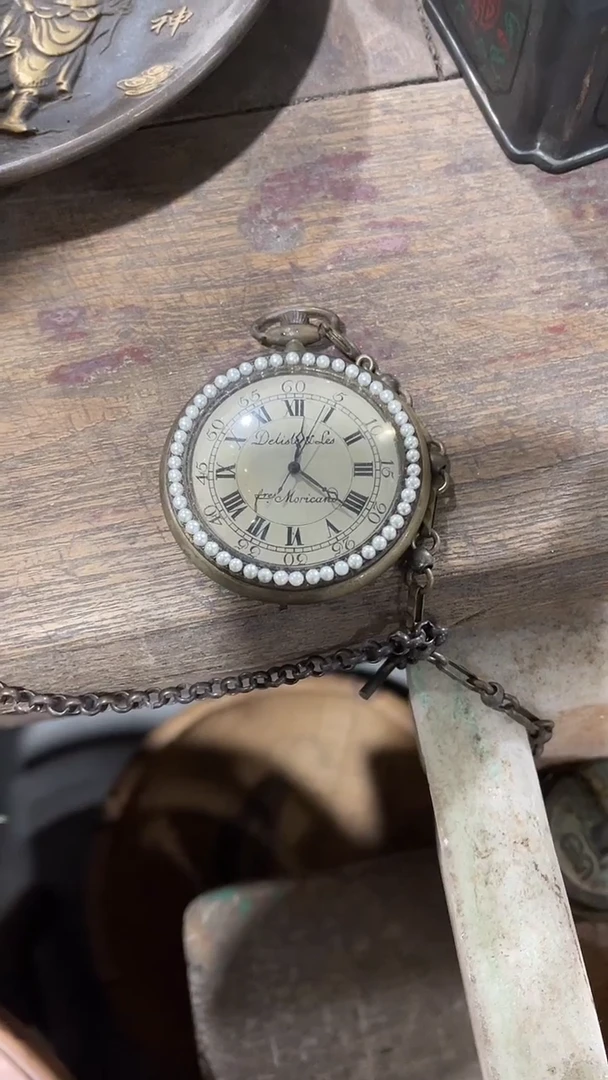 铜怀表家居饰品桌面摆件