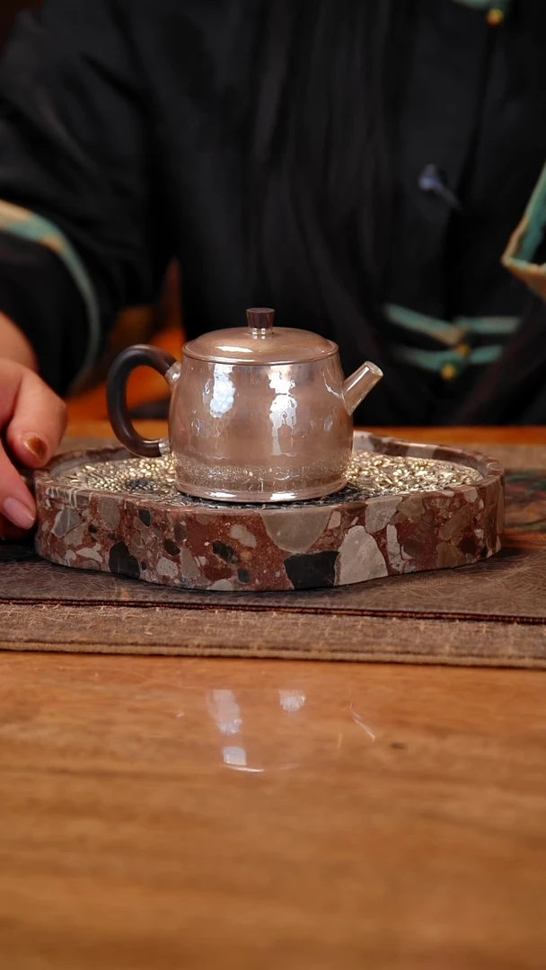 盛唐工坊 足银999 手工泡茶壶