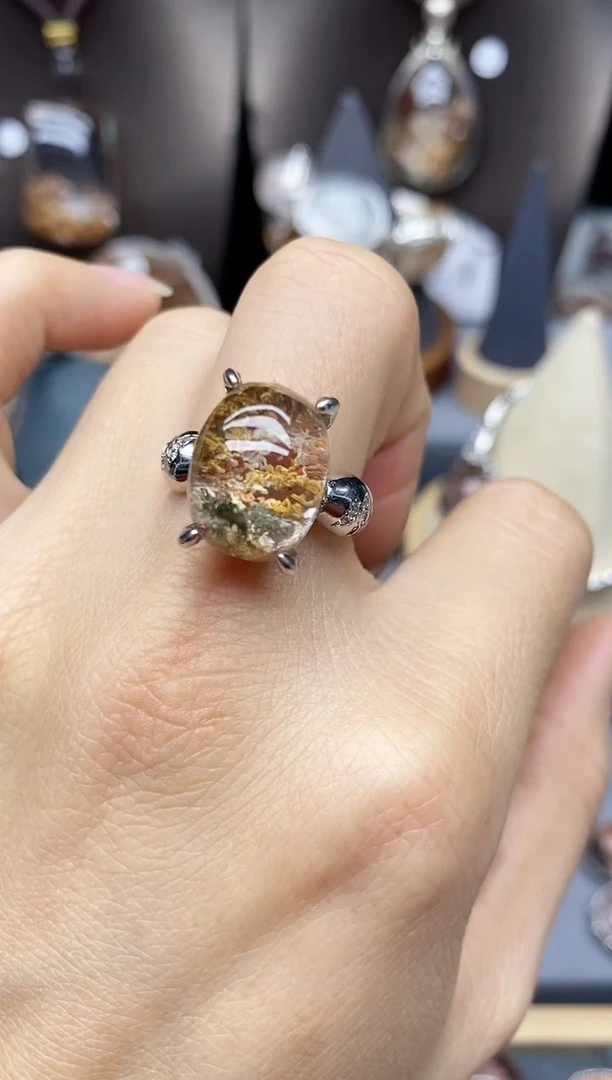 银S925镶嵌珠宝半成品水晶定制定制