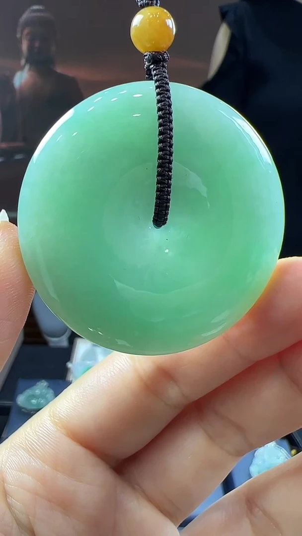 未镶嵌挂件翡翠平安扣