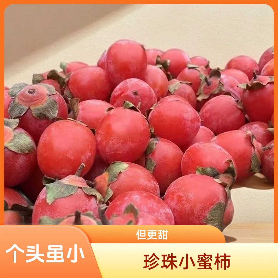 新鲜采摘应季吊红软柿放软吃软糯香甜水果