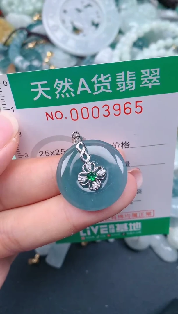 翡翠未镶嵌颈饰.0003965