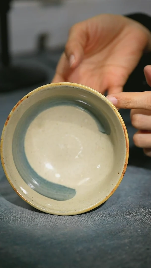 【闪购商品】碗浪鬼柴烧釉绘柴烧
