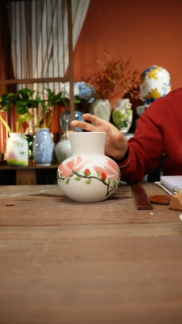 当代高温釉下彩手绘陶瓷餐具