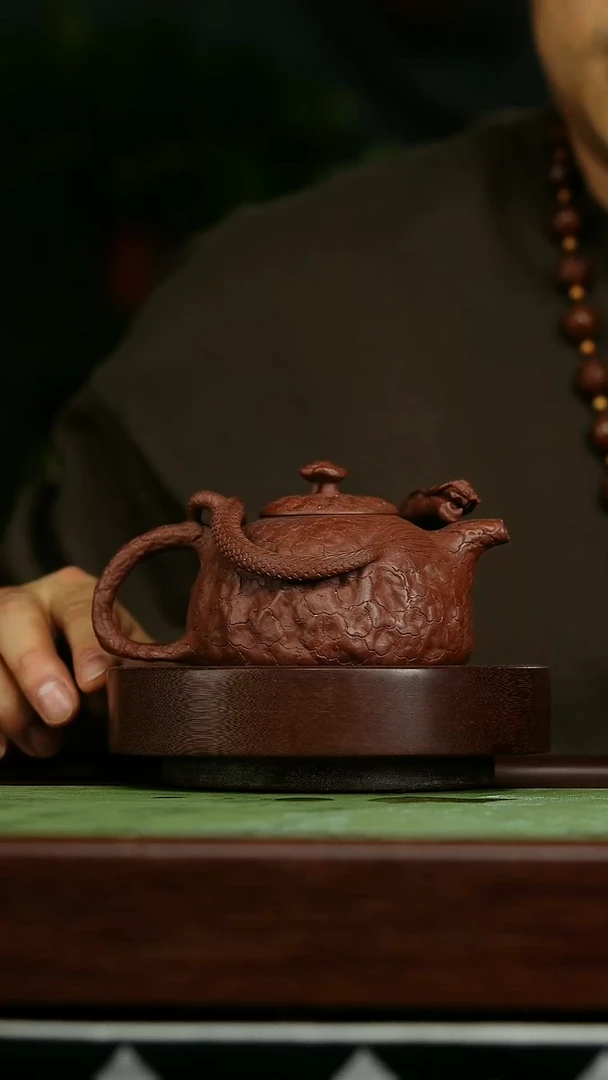 茶壶紫砂e18盘龙供春