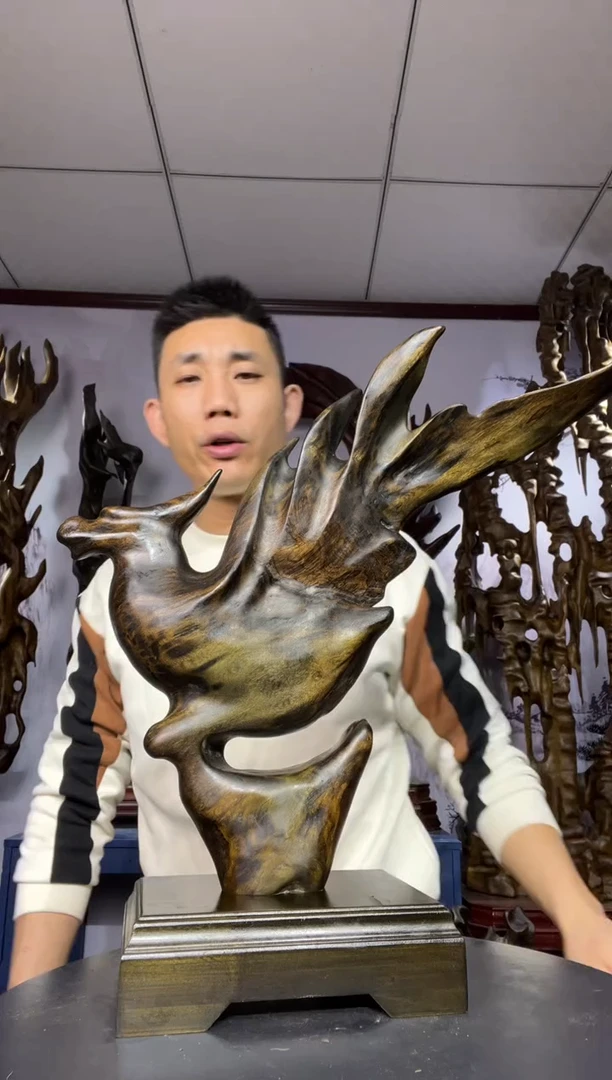 金丝楠木雕款用****5金丝楠木工艺品摆件