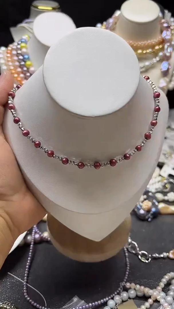 颈饰未镶嵌淡水珍珠多人