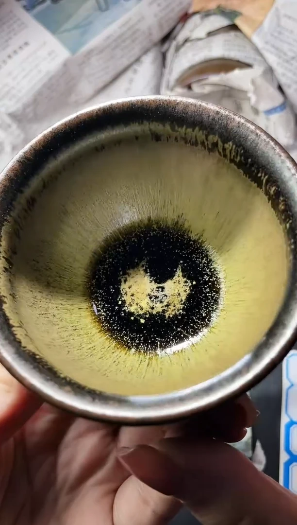 茶盏171叶紫建盏叶紫