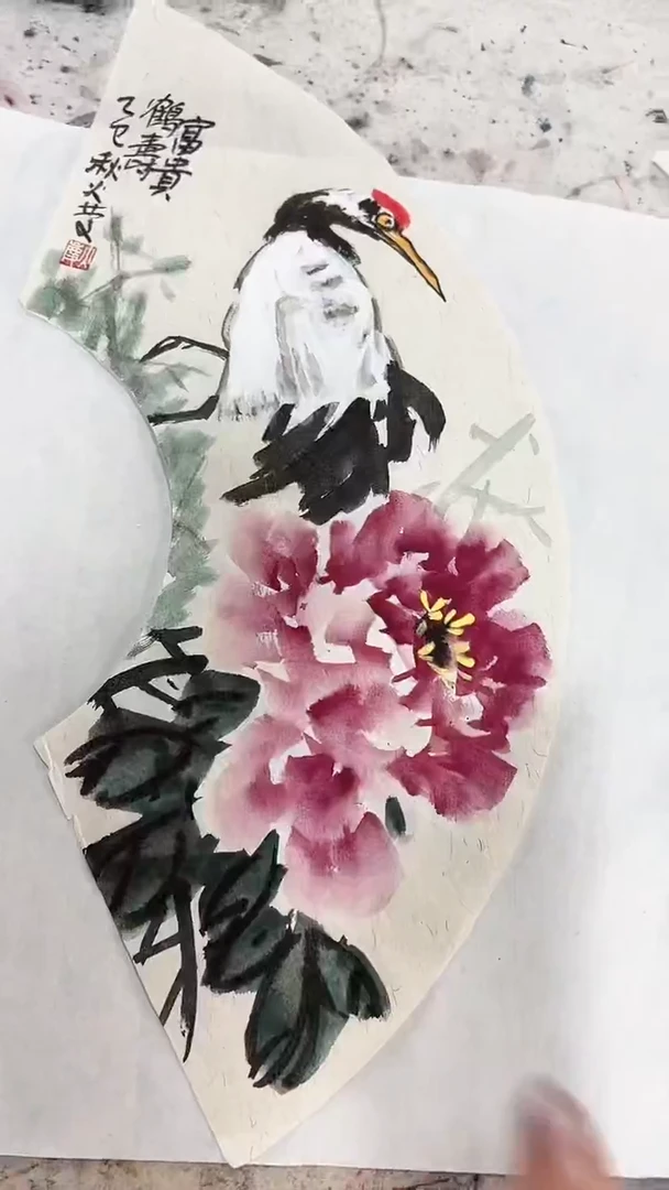 国画李火庆/国画/花鸟