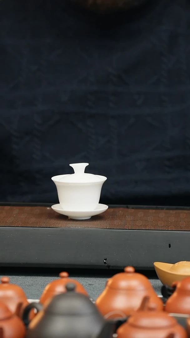 【闪购商品】紫砂茶壶五堂 黄龙山子冶盖碗