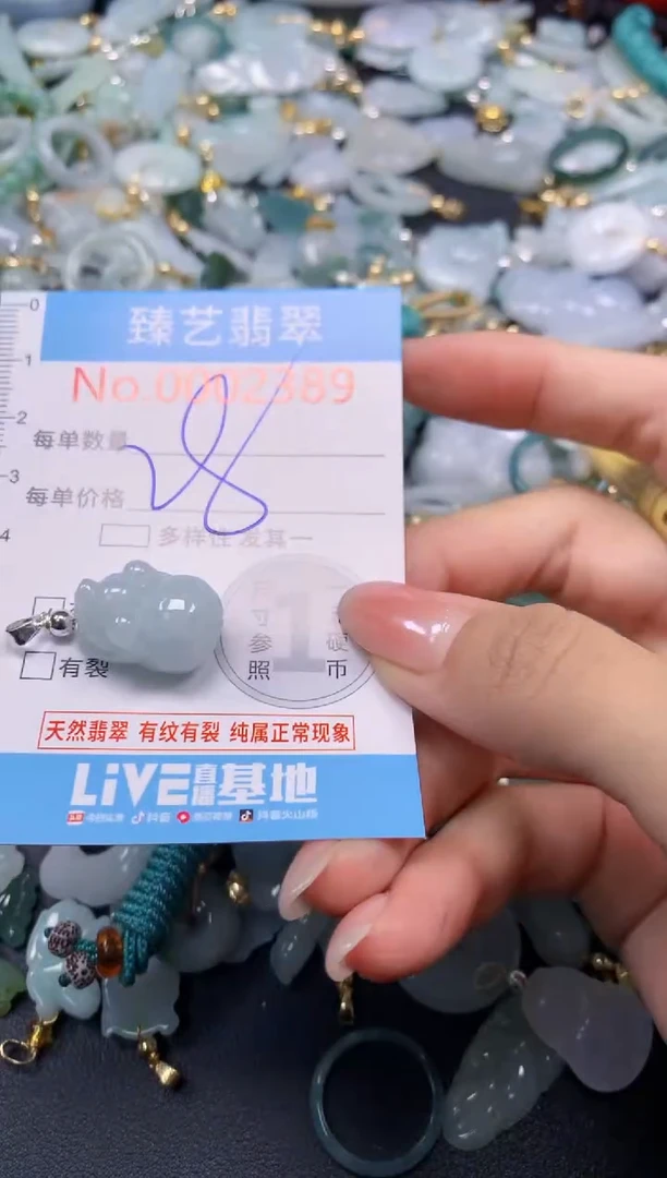 颈饰未镶嵌翡翠2389